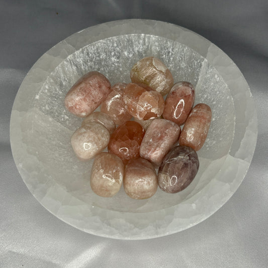 Strawberry Calcite Tumbles