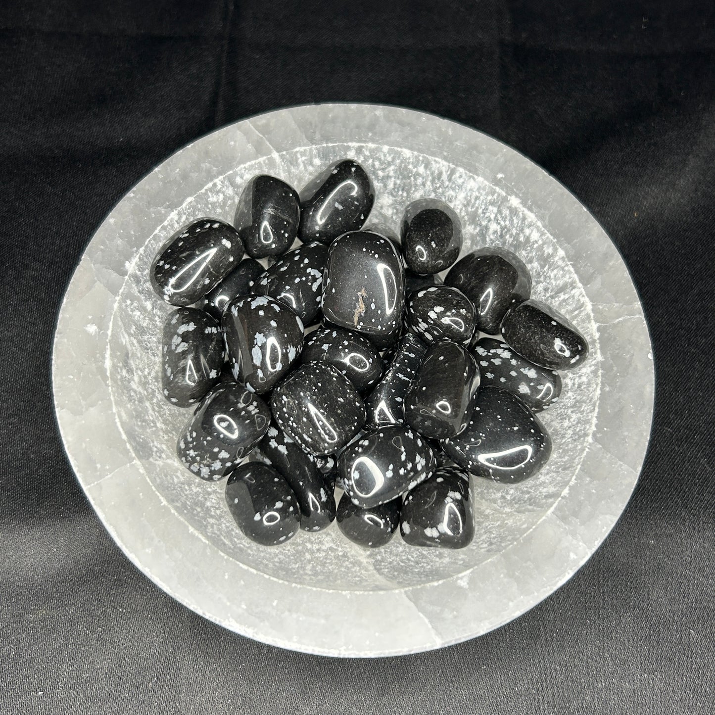 Snowflake Obsidian Tumbles