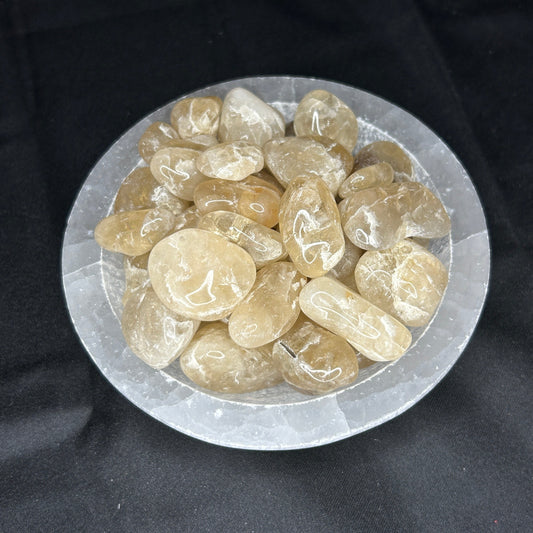 Yellow Topaz Raw Tumble