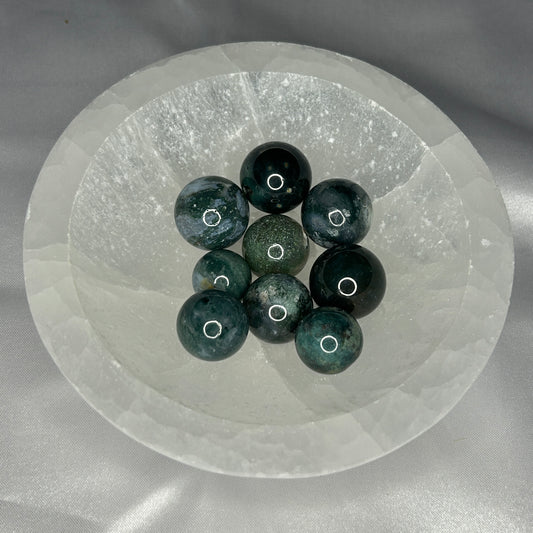 Moss Agate Spheres