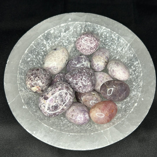 Lepidolite Tumbles