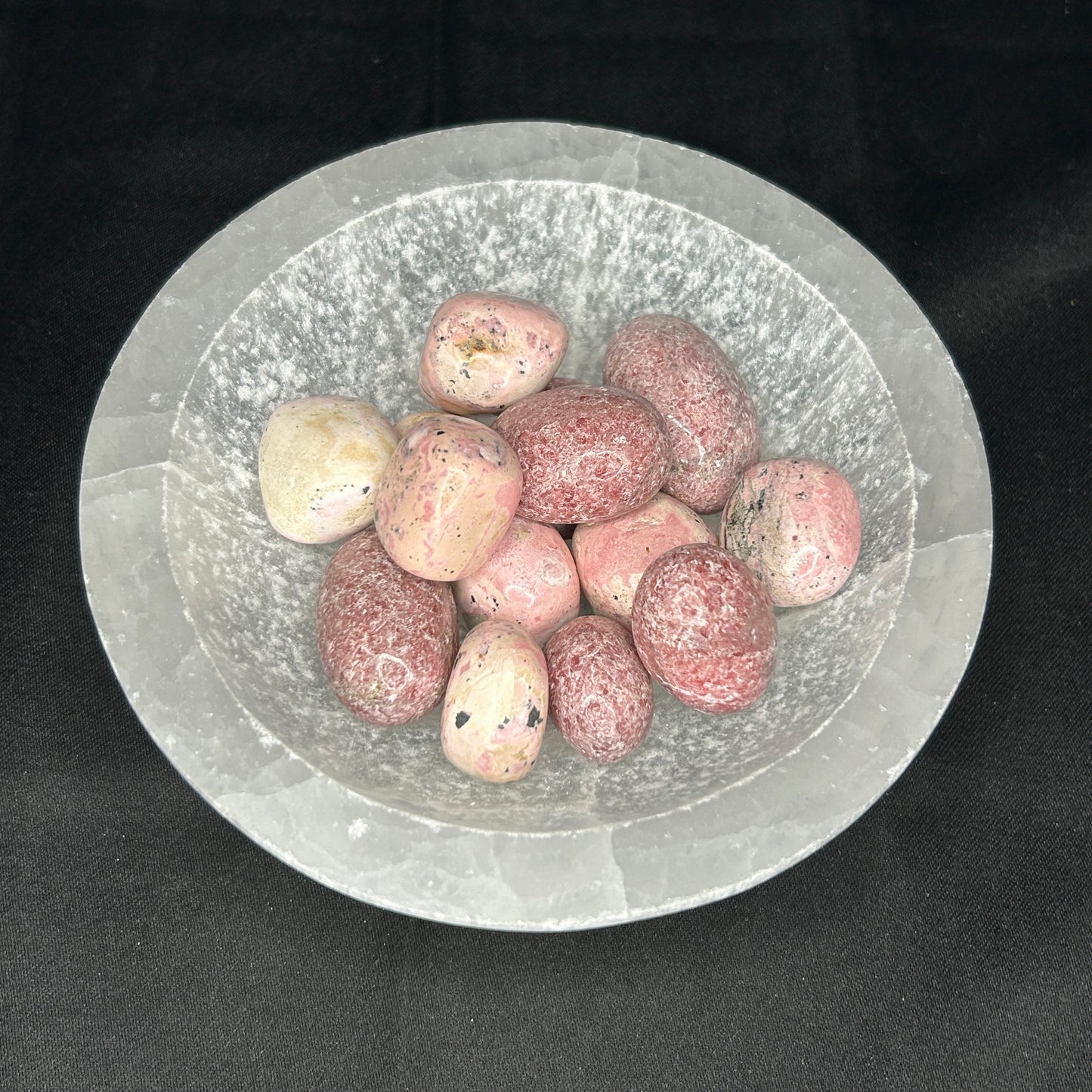 Rhodonite w/ Quartz Tumbles