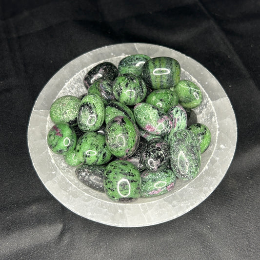 Ruby Zoisite Oval Tumbles