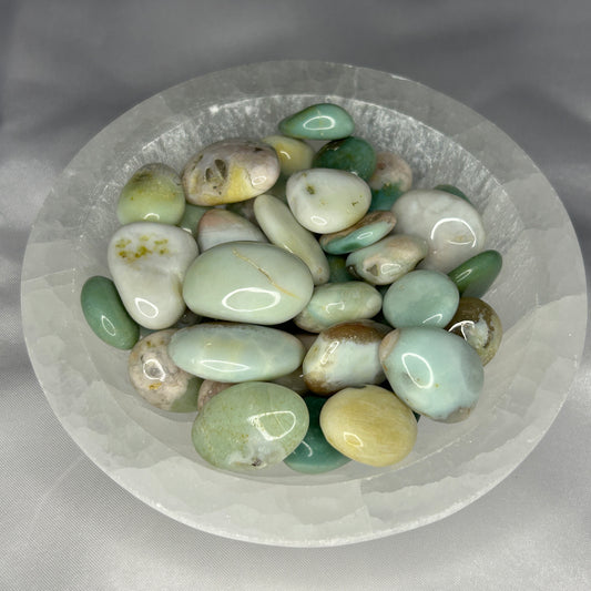 Green Flower Agate