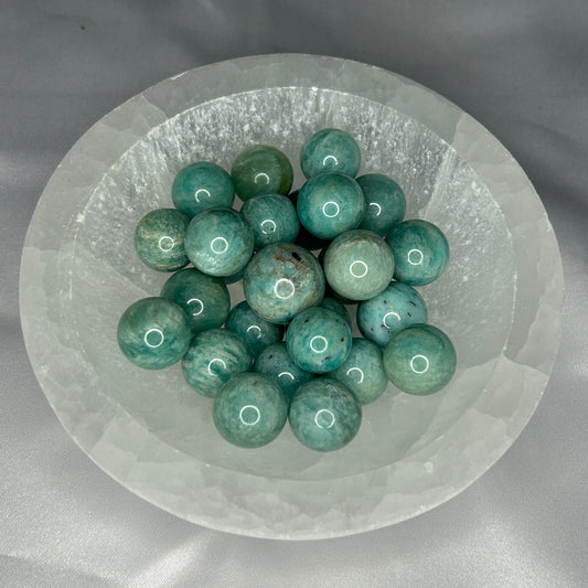 Amazonite Spheres Tumbles