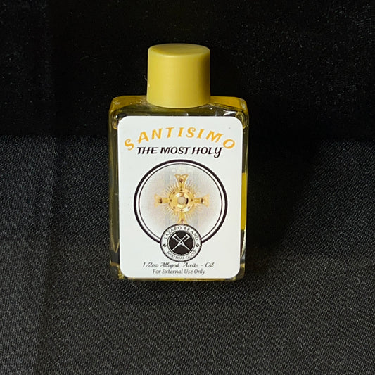 The Most Holy (Santisimo) Oil/Aceite - 1/2 oz.