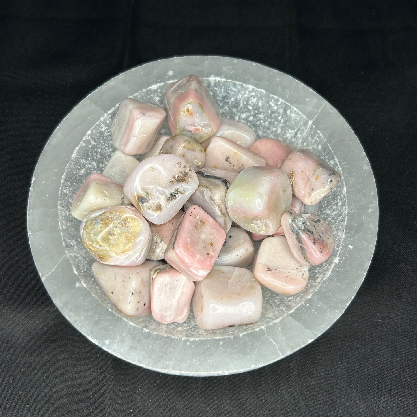 Pink Opal Tumbles