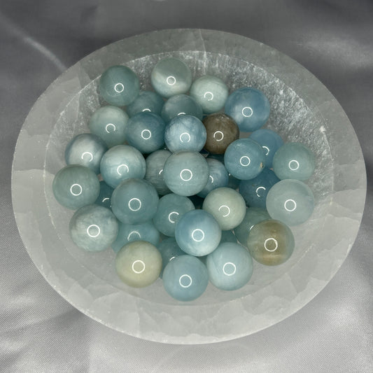Aquamarine Mini Spheres