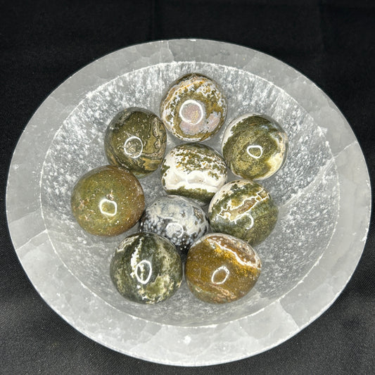 Orbicular Jasper Spheres