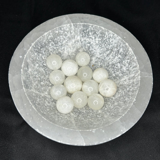 White Moonstone Mini Spheres