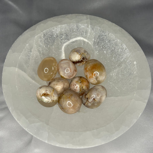Flower Agate Tumbles