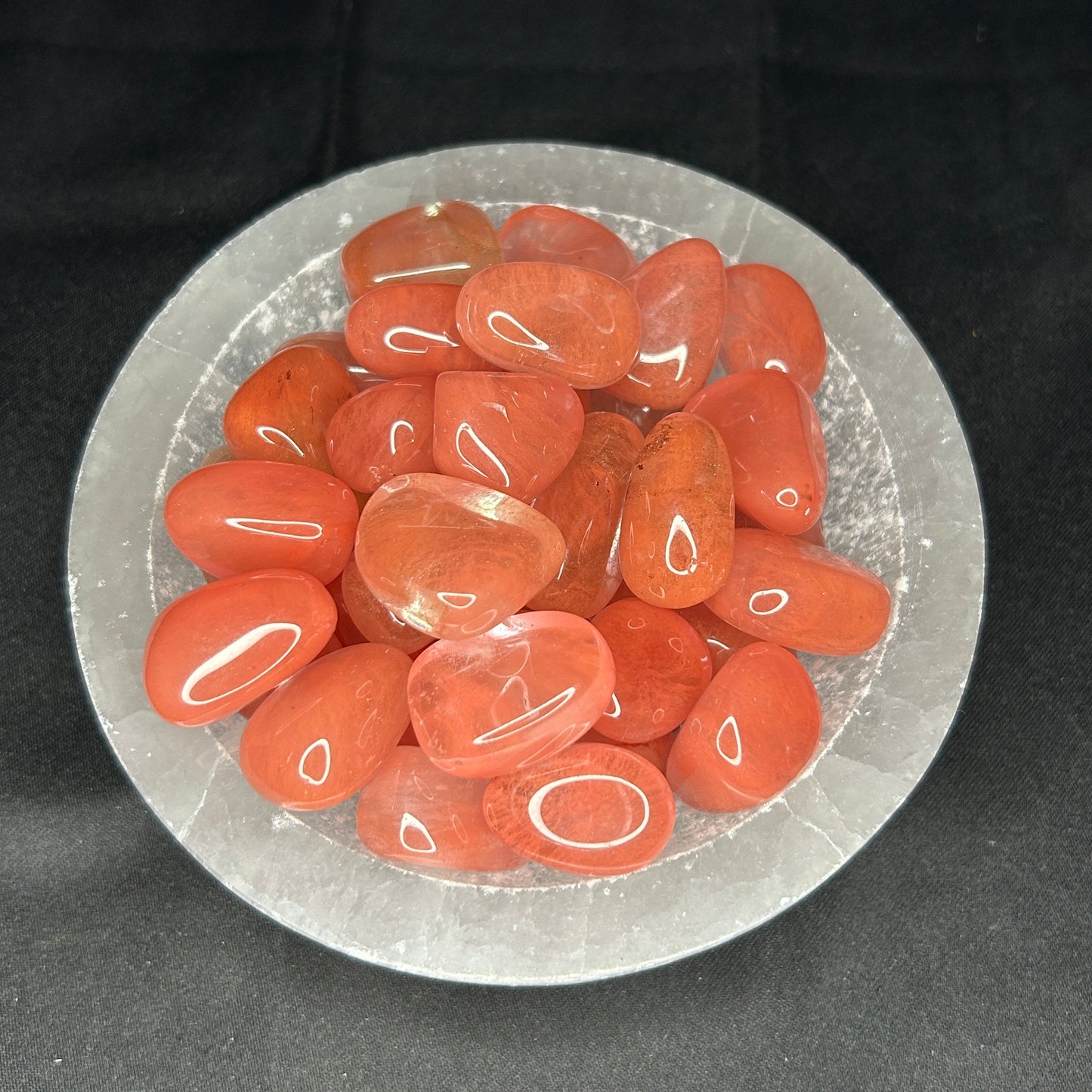 Strawberry Obsidian Tumbles