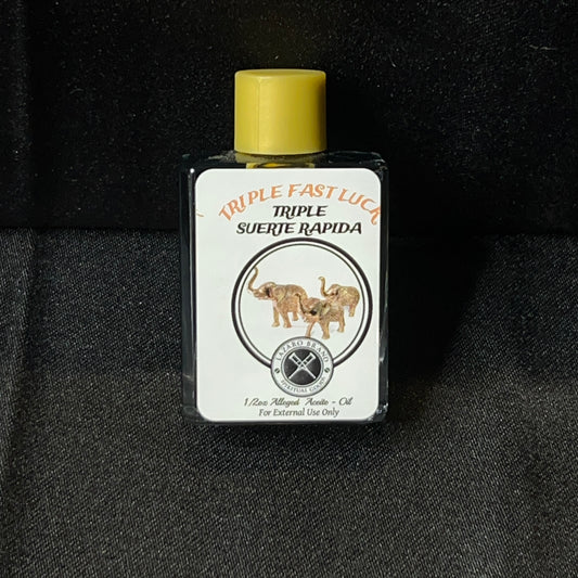 Triple Fast Luck (Triple Suerte Rapida) Oil/Aceite - 1/2 oz.