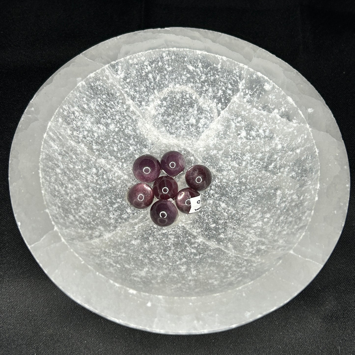 Gemmy Lepidolite 12mm Spheres