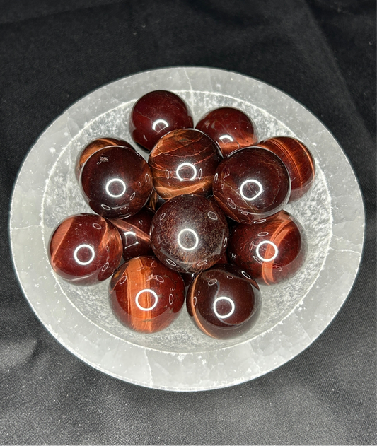 Red Tigers Eye (Large Spheres)