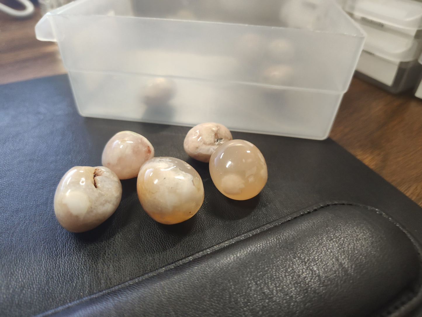 Flower Agate Tumbles