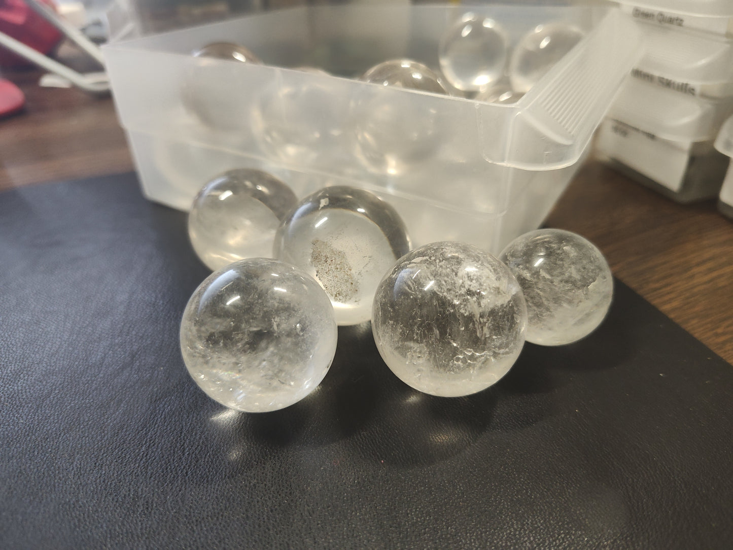 Clear Quartz Spheres