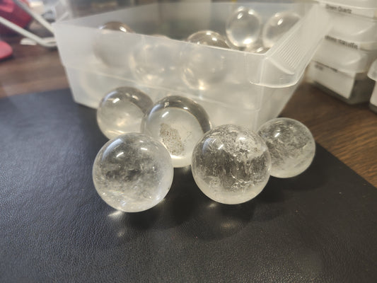 Clear Quartz Spheres