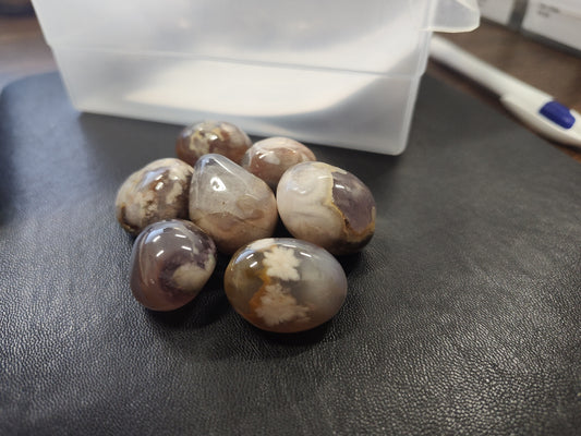 Black Flower Agate