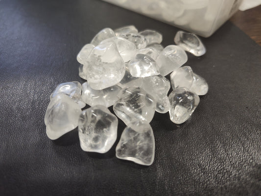 Clear Quartz Tumbles