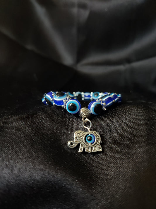 Elephant Evil Eye Bracelet