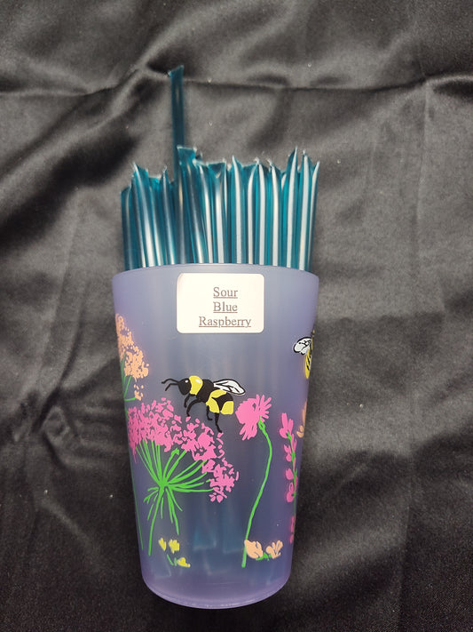 Blue Raspberry Flavored Honey Sticks