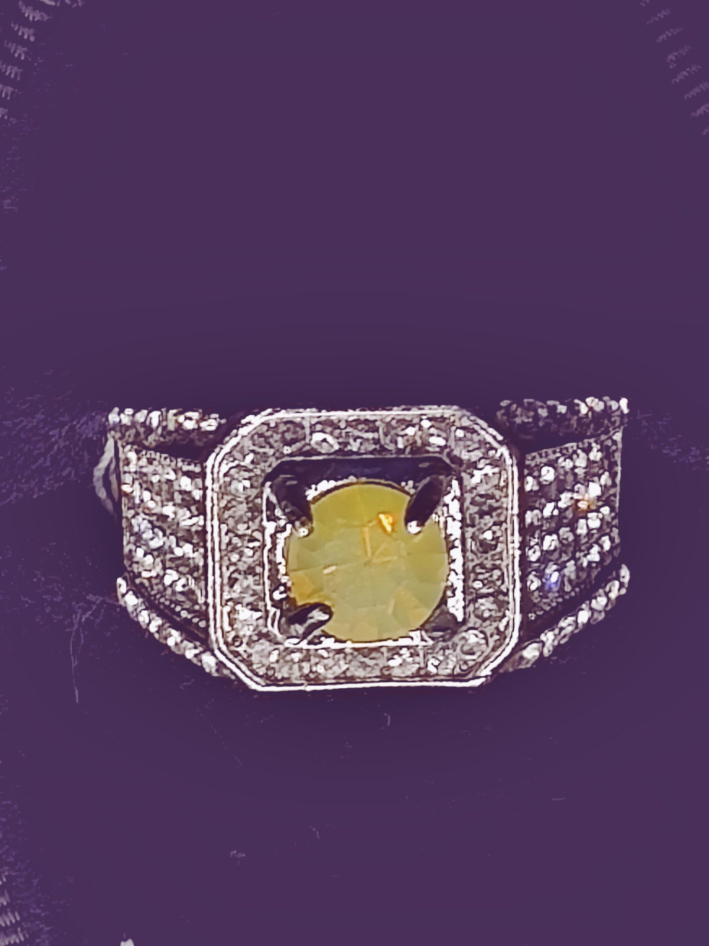 Uranium Unisex Bulk Ring