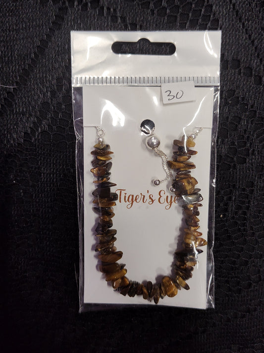 Crystal Chip Clasp Bracelets