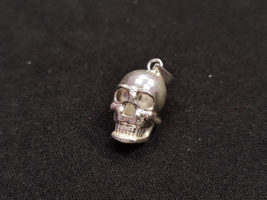 Sterling Silver Skull Necklace Charm