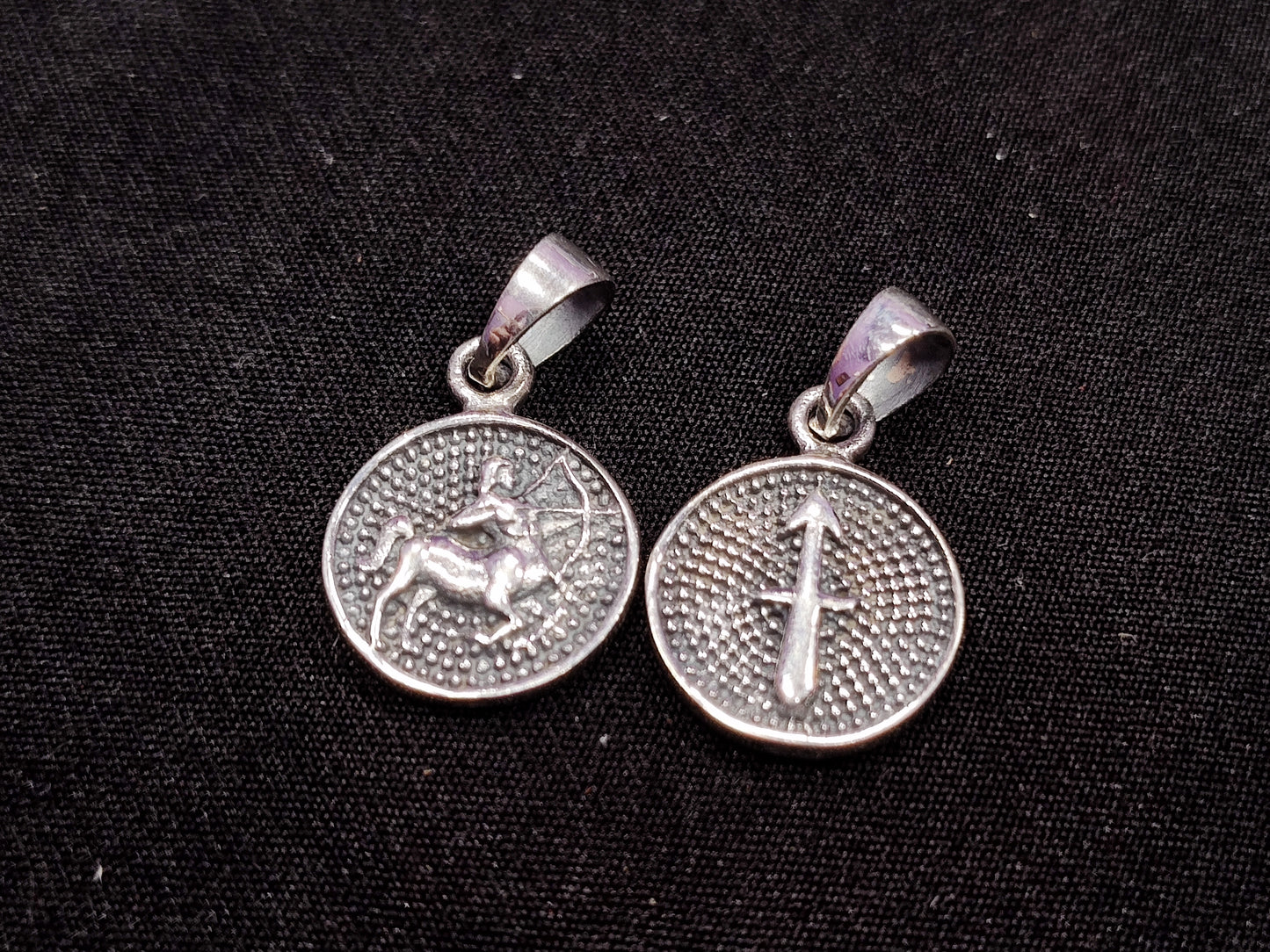 Zodiac Sterling Silver Necklace Charm