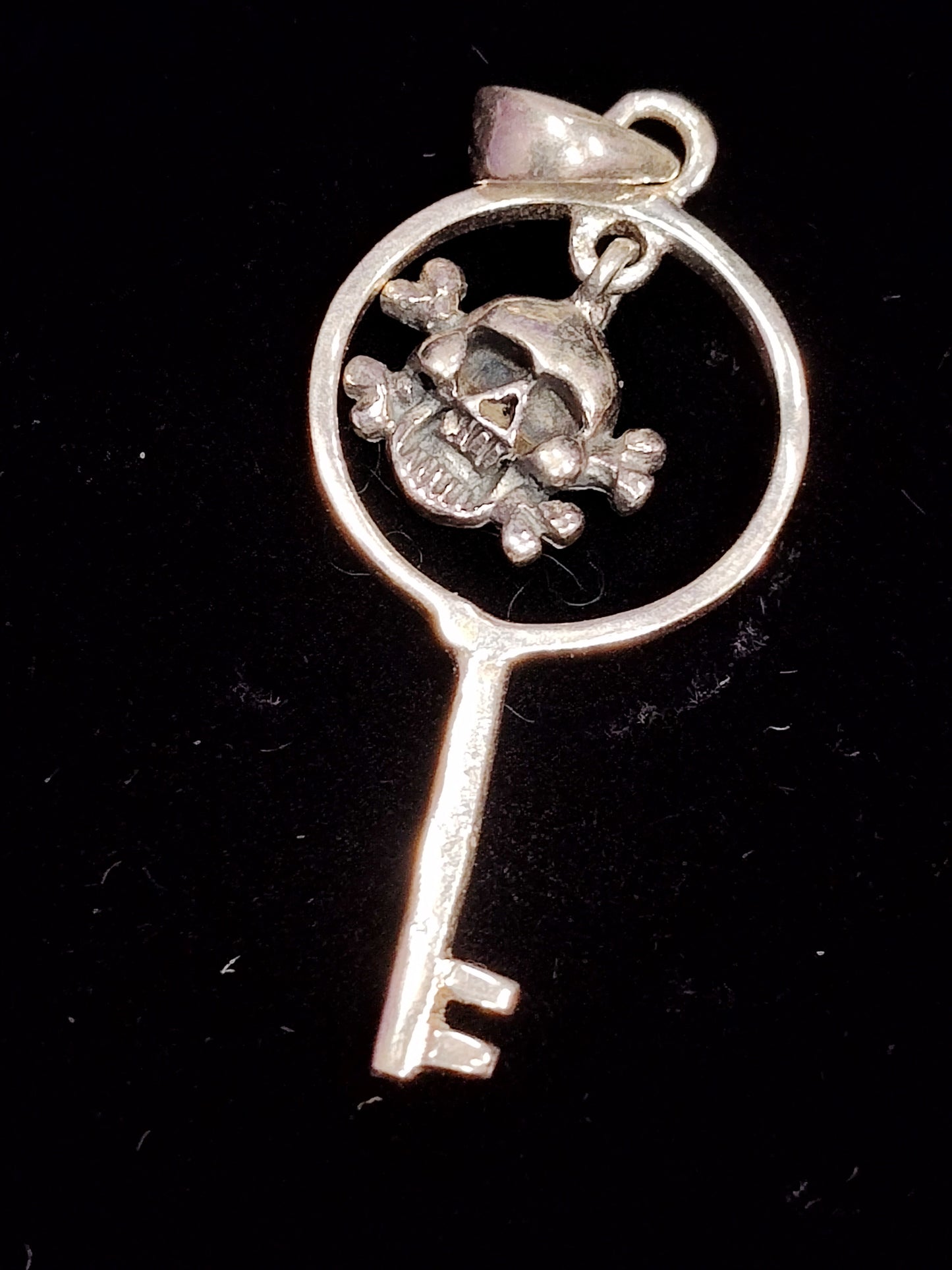 Skull Key in Sterling Silver