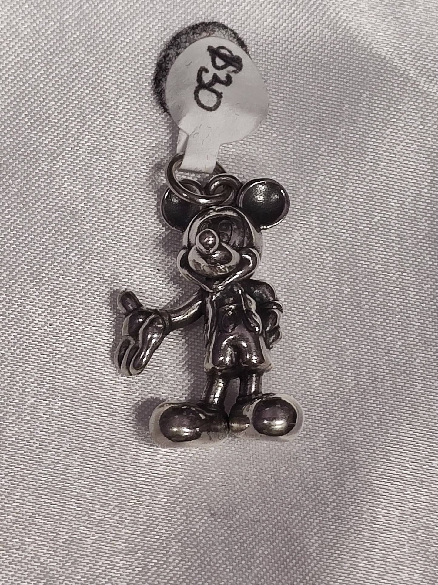 Sterling Silver Mickey Mouse Pendant