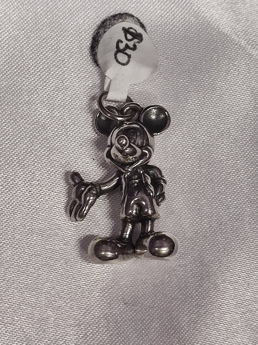 Sterling Silver Mickey Mouse Pendant