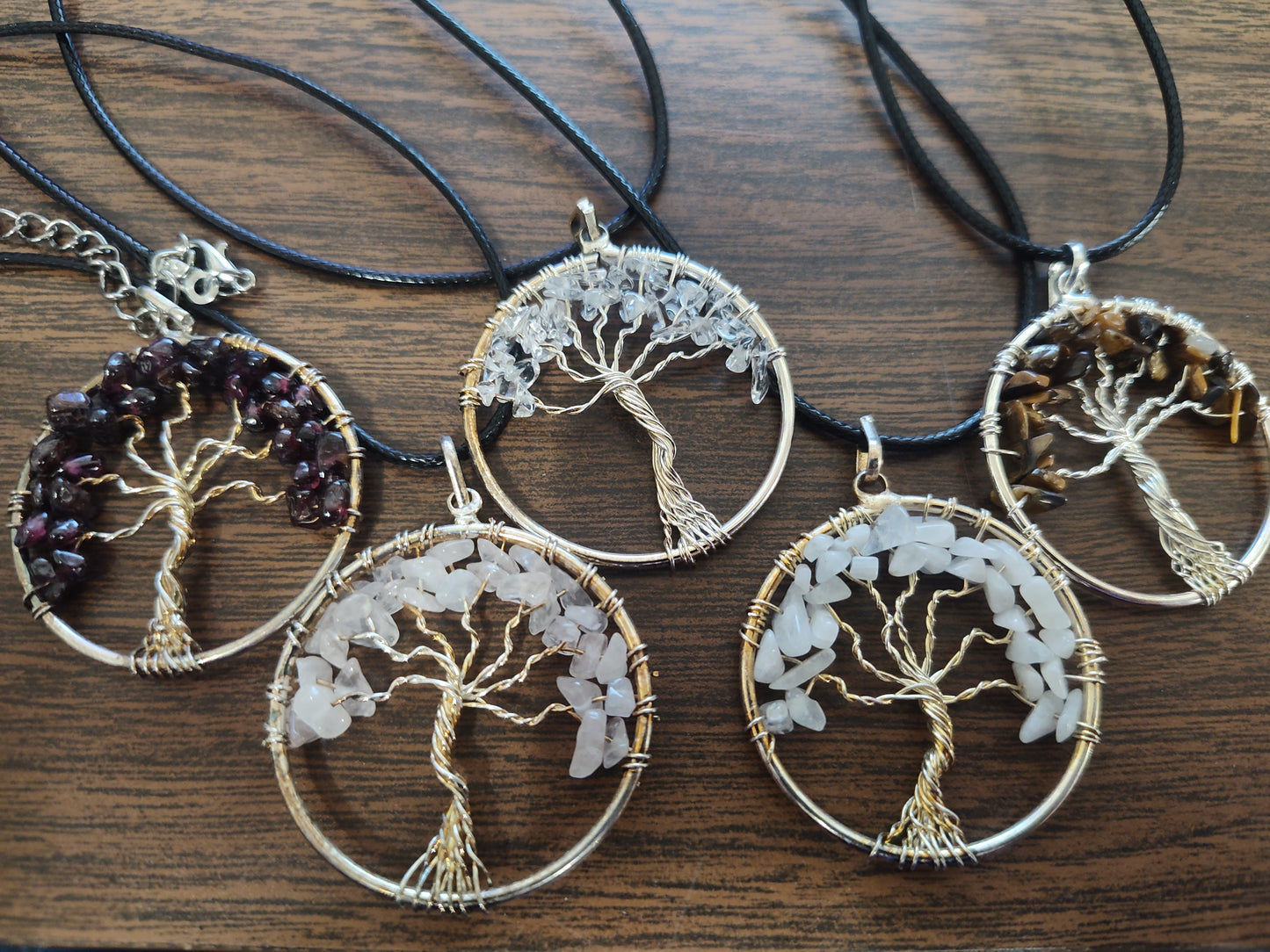Tree Of Life Chip Necklace