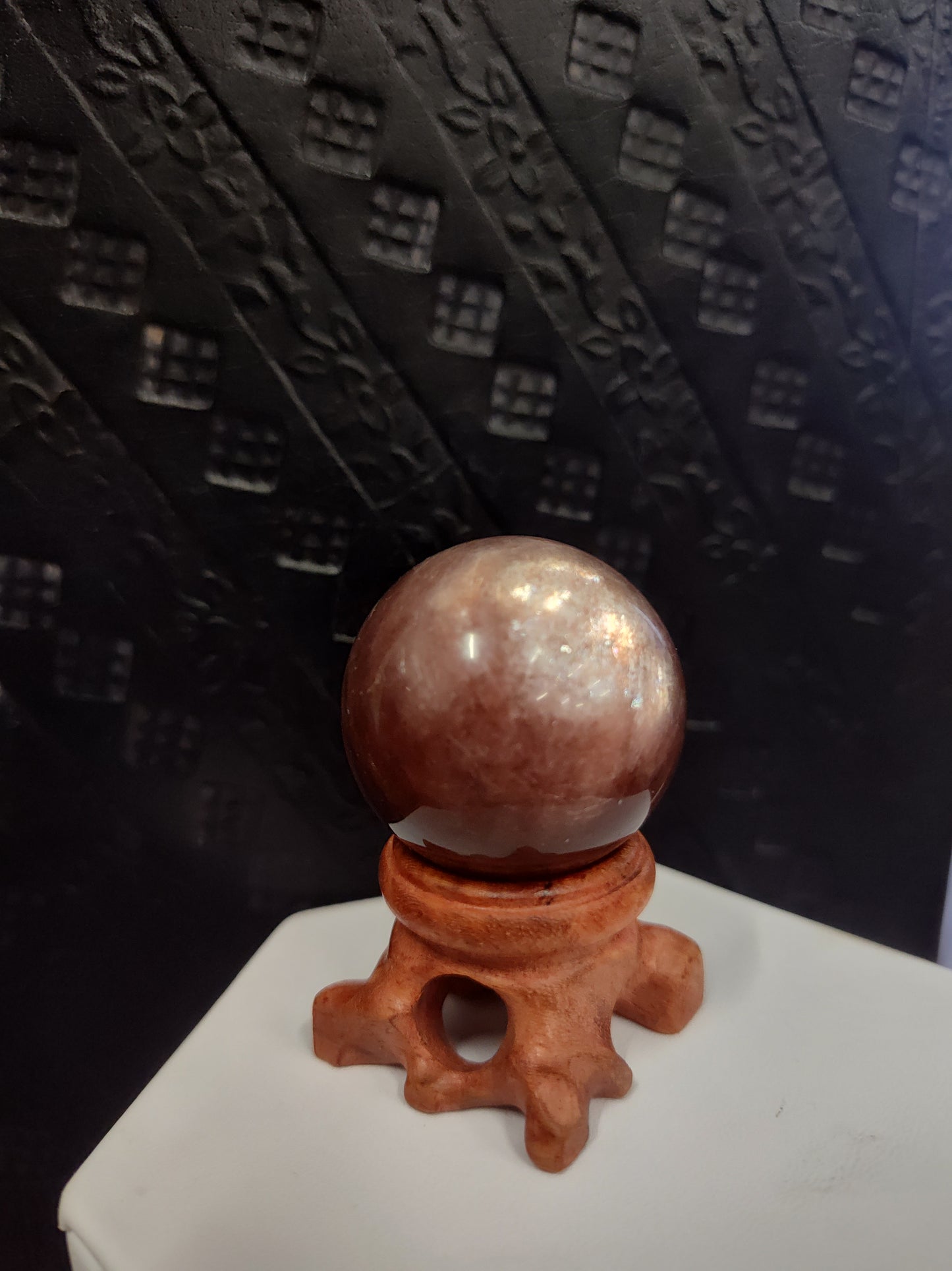 Gemmy Lepidolite Sphere Tumbles