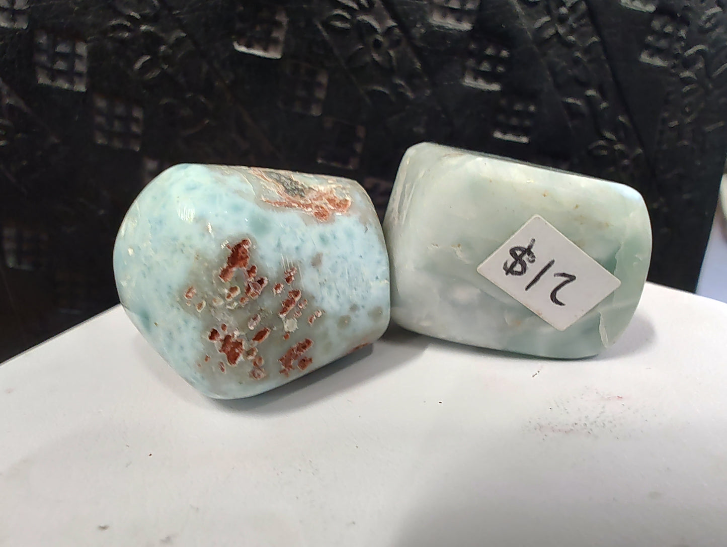 Larimar Crystal Tumbles