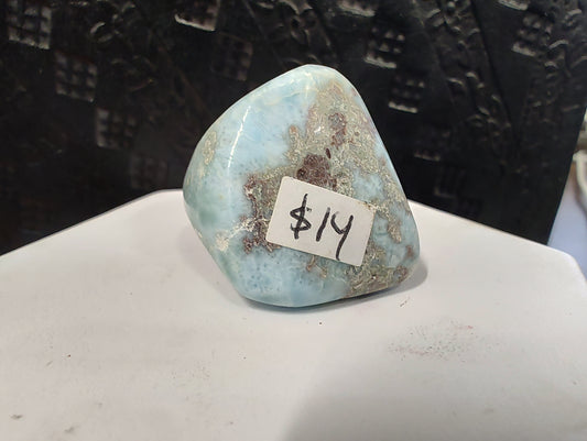 Larimar Crystal Tumbles