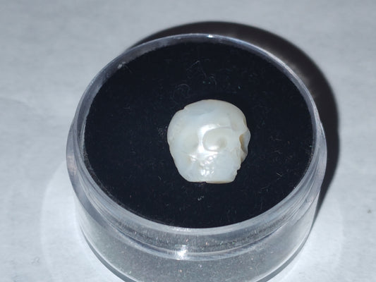 Mother Of Pearl in Skull Shape Carving