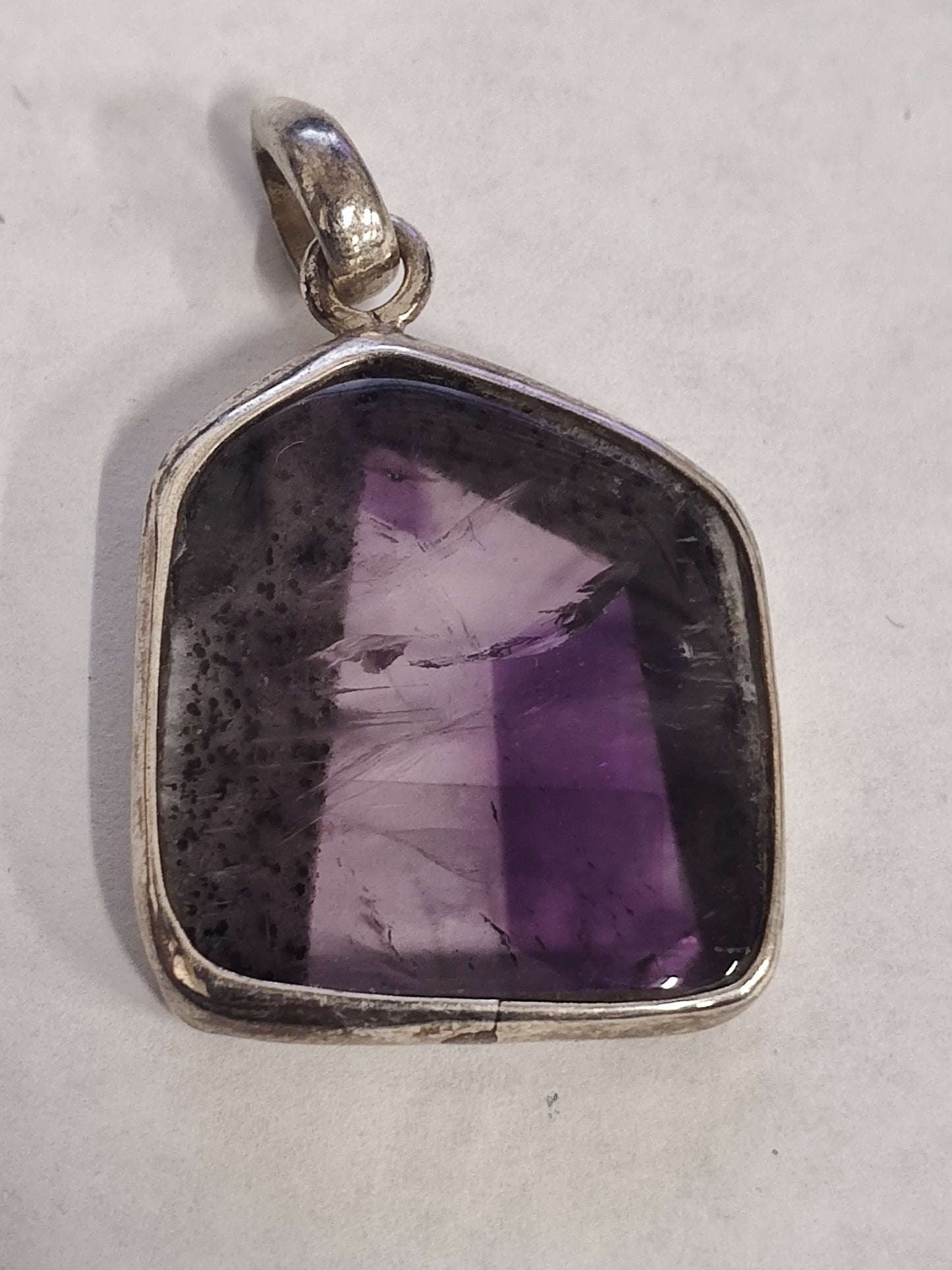 Star Amethyst in Sterling Silver Pendant