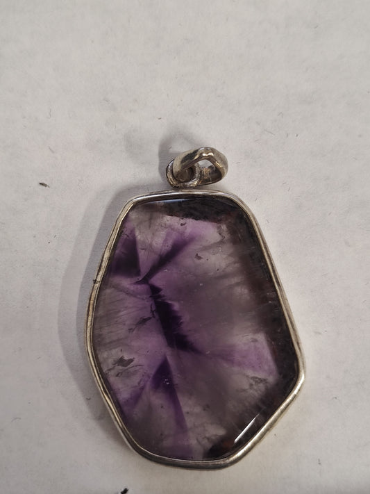 Star Amethyst in Sterling Silver Pendant
