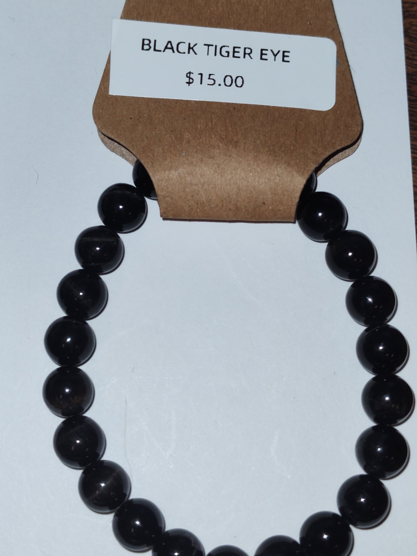 Black Tigers Eye Bracelet