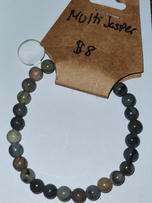 Multi-Jasper Bracelet