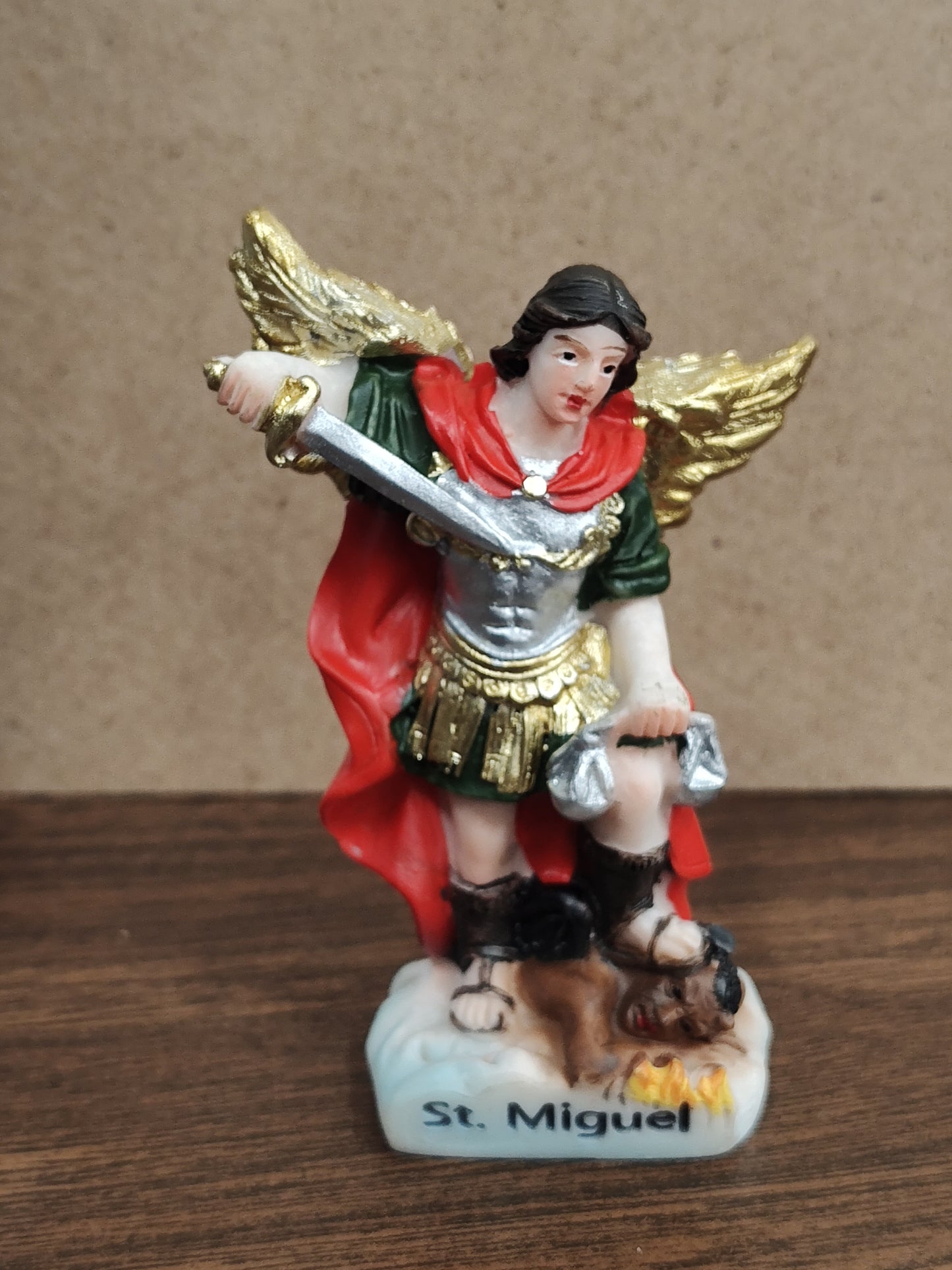 St. Miguel (Saint Michael) 3in Statue