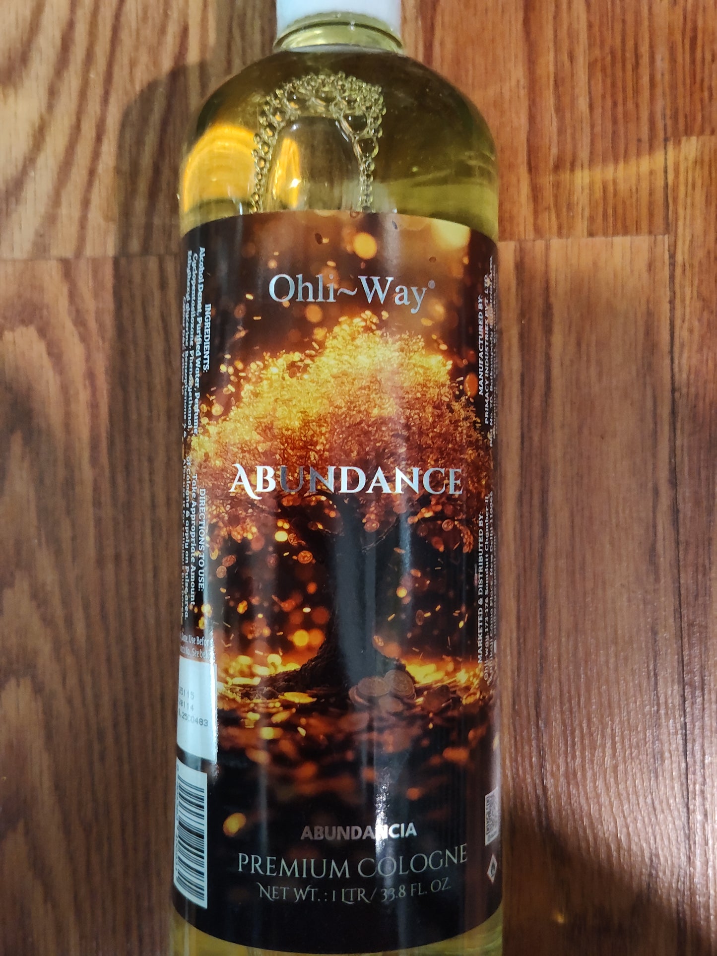 Ohli -Way 33.8 fl OZ Premium Cologne