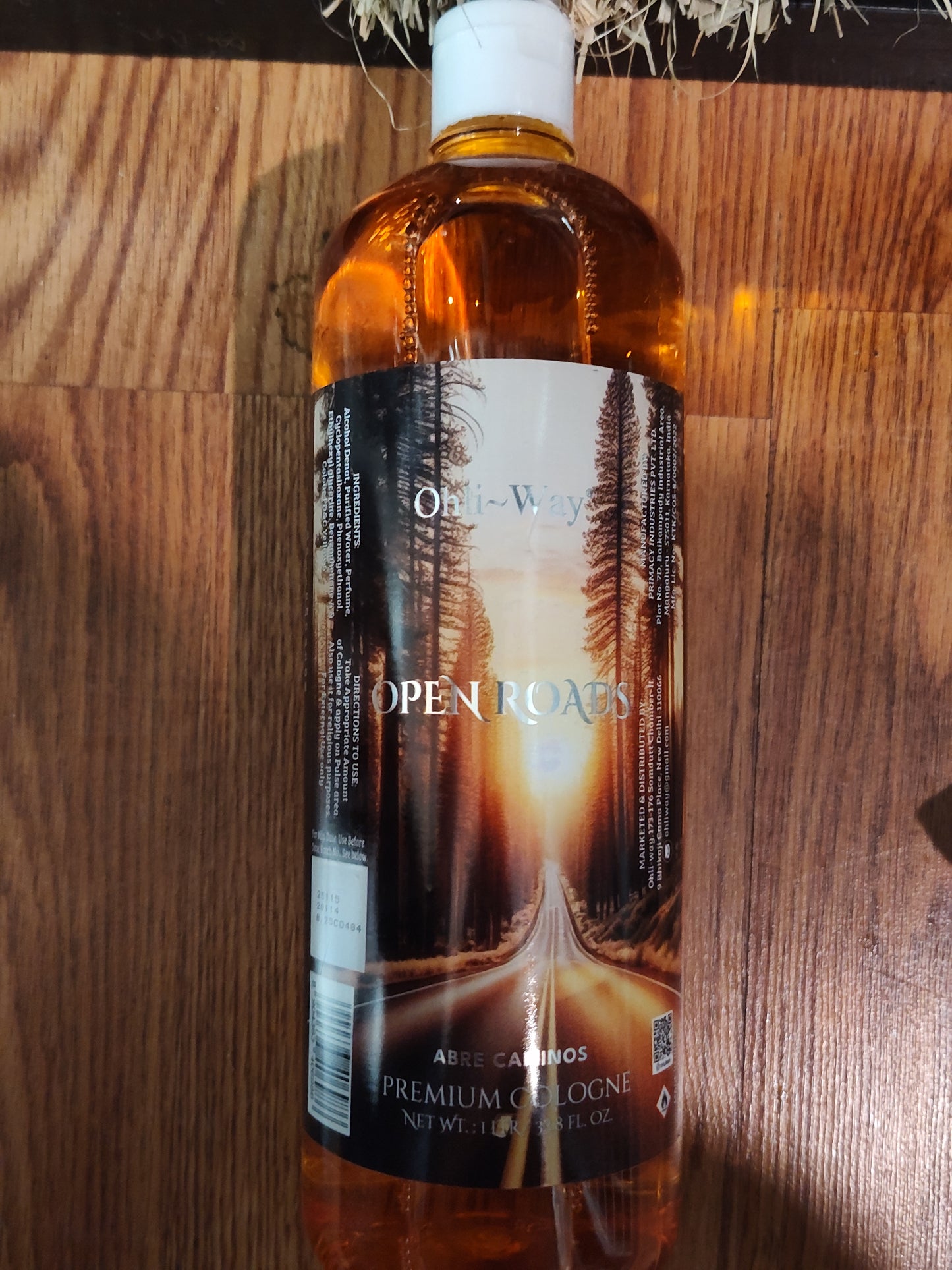 Ohli -Way 33.8 fl OZ Premium Cologne