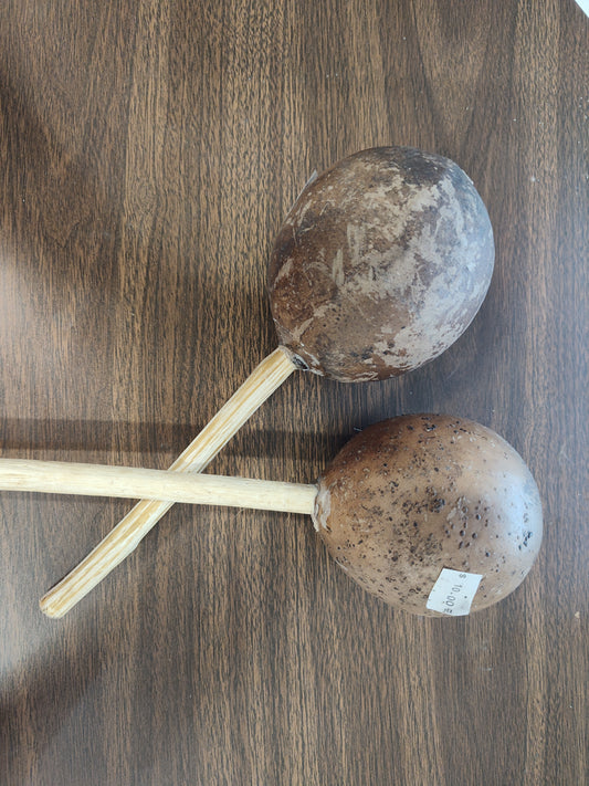 Hand-Crafted Coconut Maracas
