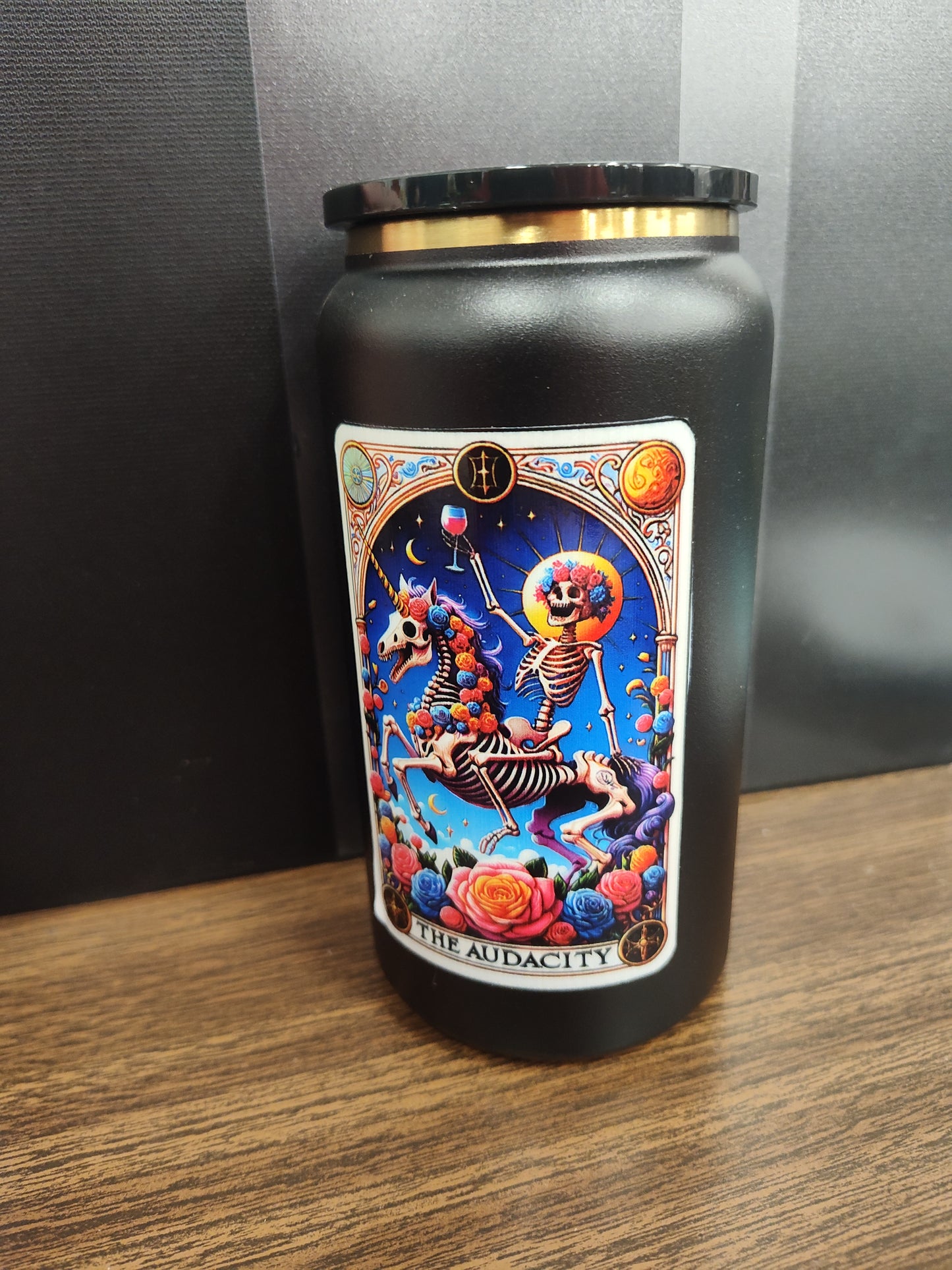 Glass and Metal Tumblers