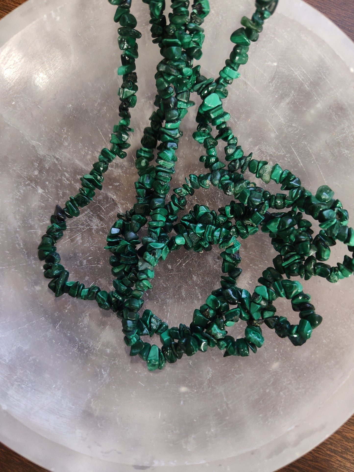 Malachite Chip Necklace