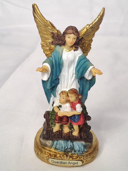 Guardian Angel 7in Statue