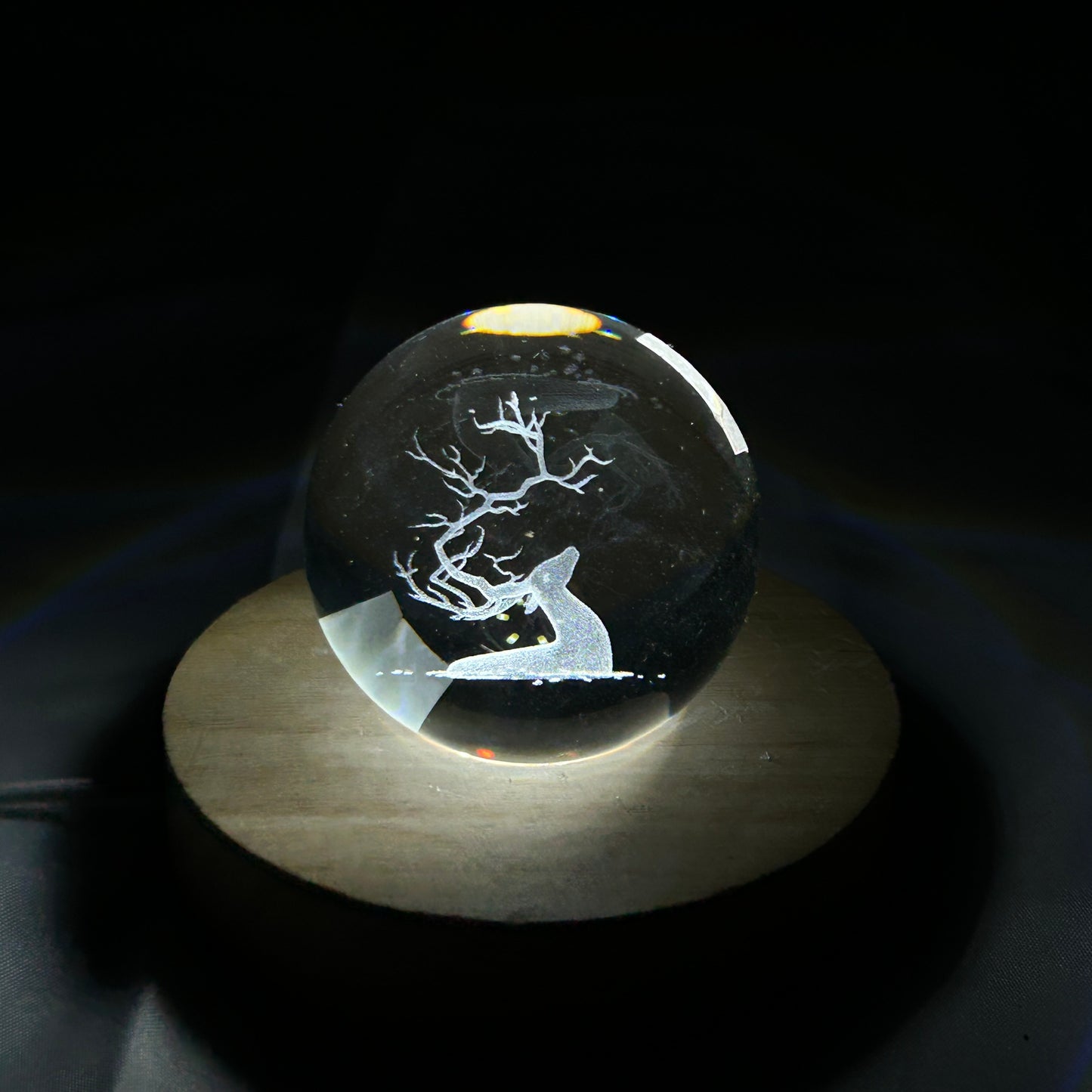 3D Laser Crystal Ball